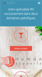 Mobile Screenshot of humansupports.be